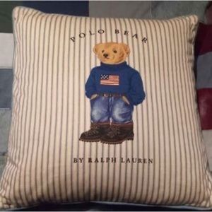 Ralph Lauren Retro Bear Throw Pillow
